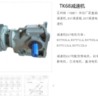 TK68-V4-7.28-M1-1-X減速電機(jī)型號(hào)解析