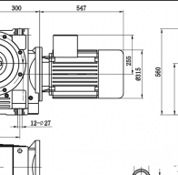 SA107B-57.78-Y2-160L-4-M1-T減速電機型號解析