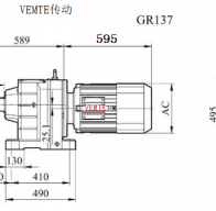 R137-Y22KW-4P-M4-0°減速機(jī)型號大全及圖紙