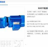 KA57DRN80M4/BE1HR/IS/TH/0.75kw/i=123.85減速電機(jī)型號解析