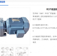 R37DRS80M4/BE11/HF/TF減速電機(jī)型號解析