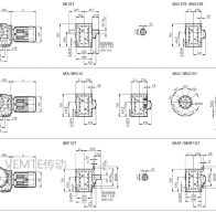 KC157 KCF157 KCAF157 KCA157減速機(jī)電機(jī)型號以及尺寸圖紙