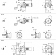 RC87 RCF87 RC87P減速機(jī)電機(jī)型號大全及尺寸圖