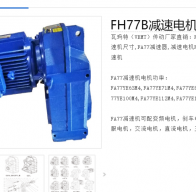 FH77B-48.37-DRN112M4/BE5HR減速電機型號解析