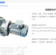 GK97-96.8-YVPEJ112M-4-4KW減速電機(jī)型號解析