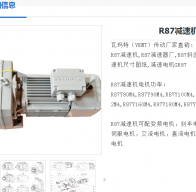 減速電機(jī)R87DRE90M4BE2HF/2W型號(hào)解析