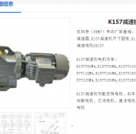 K157DRN200L4/V/C減速電機(jī)型號(hào)解析