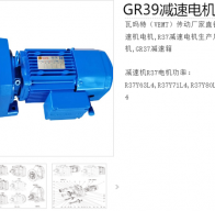 減速電機(jī)GR39-Y2.2-4P-10.11-M1型號解析